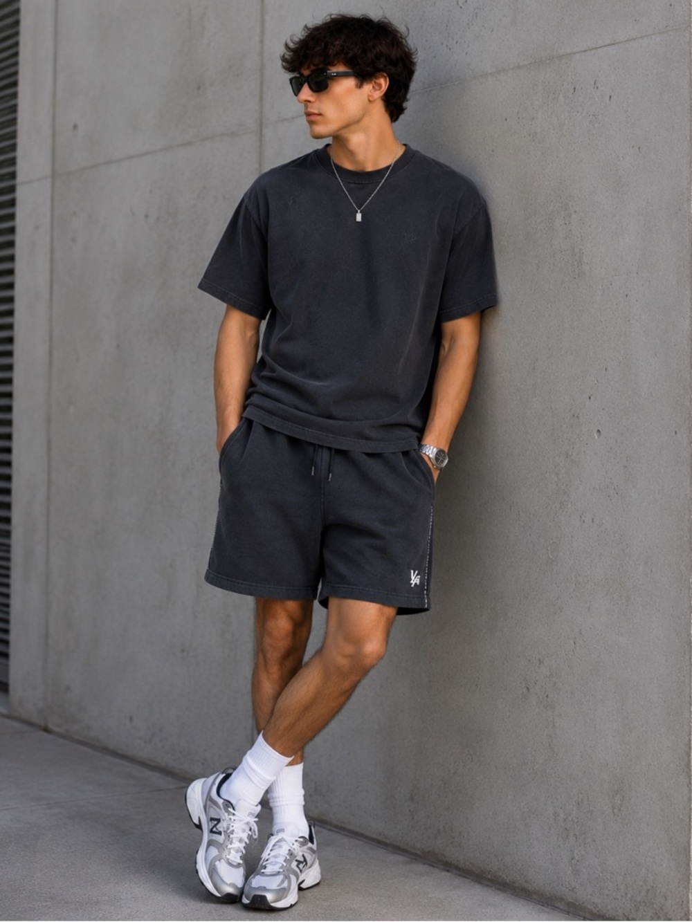 YoungLA Gray Sweat Shorts Size M